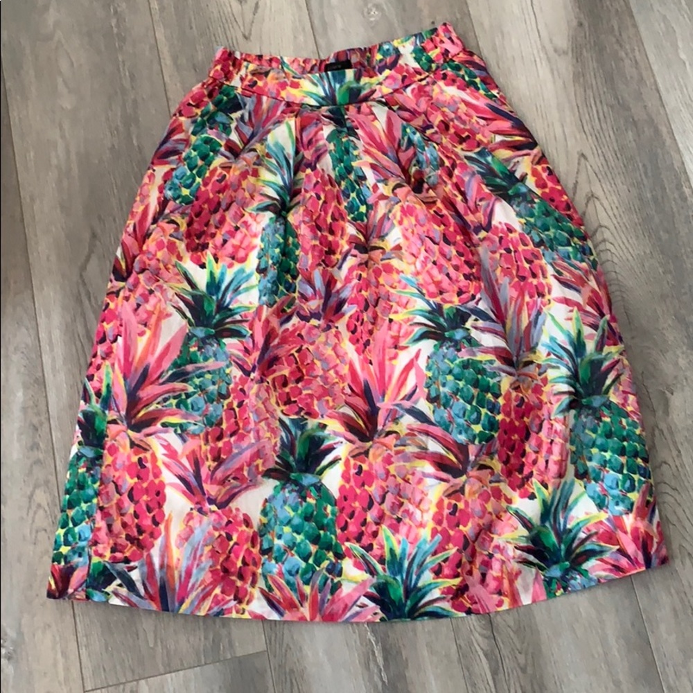 J crew pineapple skirt small-Medium